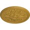 Ekena Millwork Bradford Ceiling Medallion (Fits Canopies up to 6 5/8"), 32 5/8"OD x 2"P, Iridescent Gold CM32BRIGS - alternate 4